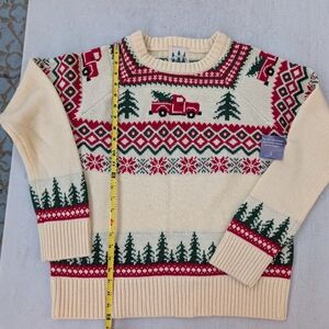 Kiel James Patrick Cream Sweater - Large